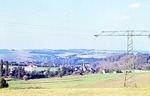 03.10.1965: Blick ber St. Adelheid in Richtung Raasdorf (Fuweg von Irchwitz nach Reinsdorf)
