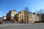 27.02.2022: Blick von der Brauereistrae auf das nur noch teilweise vorhandene Eckhaus Owaldstrae / Listnerstrae