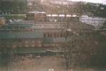 Anfang 1999: Blick von der Lindenstrae ber die Adelheidstrae auf das Fabrikgelnde