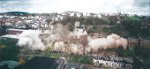 29.04.2001: Blick von der Beethovenstrae whrend der Sprengung