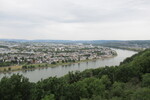 23.07.2023: Rhein - Blick von der Aussichtsplattform nahe der Festung Ehrenbreitstein rheinabwrts