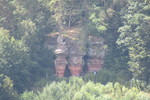 17.08.2020: Pflzerwald - Bruderfelsen vom Hirschberghaus aus gesehen