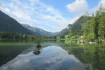 28.07.2021: Berchtesgadener Land - Blick ber den Hintersee bei Ramsau