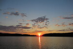 20.08.2021: Mecklenburgische Seenplatte - Sonnenuntergang ber dem Petersdorfer See