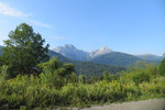 22.07.2019: Sonstiges - Blick von der Strae Andrijevica - Kolašin in Richtung Sden auf die Berge