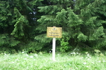 05.07.2011: Schild aus DDR-Zeiten am Kammweg Erzgebirge – Vogtland zwischen Tellerhuser und Rittersgrn