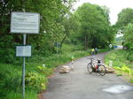 27.05.2007: Grenzbergang fr Fugnger und Radfahrer zwischen Bad Brambach und Fleien (Plesná)