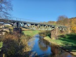 Brcke ber die Weie Elster am 01.11.2024
