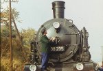Hundertjhriges Jubilum der Verbindungsbahn 1979 im Bf Greiz Aubachtal (Aufnahme: Wolfgang Mecir)