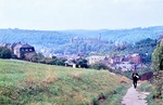 September 1964: Blick von der Drachenwiese zum Oberen Schloss