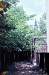 17.05.1969: Blick vom Gässchen hinter der Irchwitzer Straße zur Stadtkirche