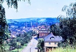 Juli 1963: Blick vom Hainberg über die Beethovenstraße nach Aubachtal