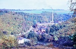 Anfang Oktober 1963: Blick von den Rothenthaler Felsen zur Papierfabrik