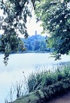 21.07.1968: Greizer Park - Blick von der Wichmann-Bank zum oberen Schloss
