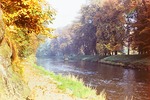 11.10.1970: Herbst an der Weien Elster bei der abgebauten Luftbrcke