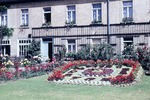 Juli 1963: Blumenuhr im Greizer Park
