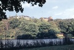 September 1963: Blick ber den Parksee zum Krankenhaus