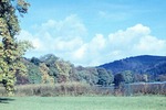 Anfang Oktober 1963: Blick ber den Parksee zum Weien Kreuz