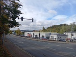 13.10.2024: gleiche Stelle, Blick stadteinwrts mit Autohaus