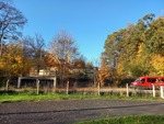 25.10.2024: Reste der Garagen und Brauereigebude im Hintergrund