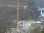 29.12.2007: Die neue Brcke ist fast fertig.