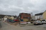 18.02.2023: Ecke Bahnhofstrae / Heinrich-Fritz-Strae: Der Thringer Hof steht nicht mehr.