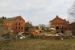 11.03.2015: Der Abriss hat begonnen; Blick von der Reichenbacher Strae.
