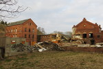 11.03.2015: Der Abriss hat begonnen; Blick von der Reichenbacher Strae.