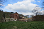 17.04.2015: Der Abriss schreitet voran; Blick von der Reichenbacher Strae.
