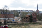 17.04.2015: Der Abriss schreitet voran; Blick von der Owaldstrae.