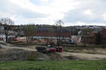 17.04.2015: Der Abriss schreitet voran; Blick von der Owaldstrae.
