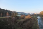 24.01.2020: Blick von der Mylauer Strae auf die Reste der Gartenanlage