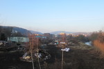 24.01.2020: Blick von der Mylauer Strae auf die Reste der Gartenanlage
