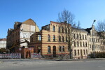 27.02.2022: Blick von der Brauereistrae auf das nur noch teilweise vorhandene Eckhaus Owaldstrae / Listnerstrae