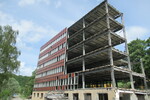 21.05.2022: Blick auf die Rckseite des Gebudes