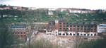 Anfang 2001: Blick von der Lindenstrae auf das Verwaltungsgebude