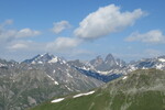 21.07.2024: Unterengadin - Blick vom Aufstieg zum Piz Clnas in Richtung Westsdwest