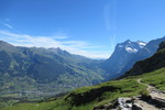 20.07.2020: Berner Oberland - Blick vom Eigertrail in Richtung Osten (Grindelwald)