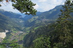 21.07.2020: Berner Oberland - Blick vom Abstieg von der Kleinen Scheidegg nach Wengen auf Lauterbrunnen und Mürren