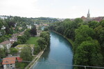 21.07.2020: Sonstiges - Blick von der Kornhausbrcke in Bern auf die Aare flussaufwrts