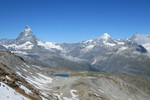 23.07.2020: Walliser Alpen - Blick über den Gornergrat zum Matterhorn