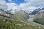 26.07.2020: Berner Oberland - Blick vom Weg Grimselpass - Sidelhorn nach Nordwesten