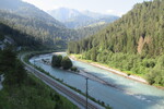 30.07.2020: Rheinschlucht - in der Rheinschlucht zwischen Valendas und Versam