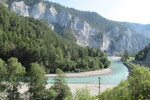 30.07.2020: Rheinschlucht - in der Rheinschlucht zwischen Valendas und Versam