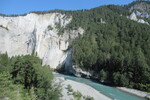 30.07.2020: Rheinschlucht - in der Rheinschlucht zwischen Valendas und Versam