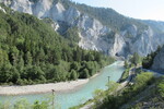 30.07.2020: Rheinschlucht - in der Rheinschlucht zwischen Valendas und Versam