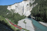 30.07.2020: Rheinschlucht - in der Rheinschlucht zwischen Valendas und Versam