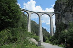 30.07.2020: Landwasserviadukt - Blick aus dem Tal