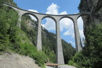 30.07.2020: Landwasserviadukt - Blick aus dem Tal