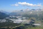 31.07.2020: Oberengadin - Blick von Muottas Muragl auf St. Moritz